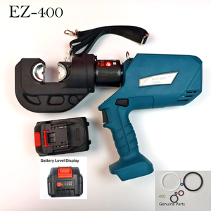 EZ-400 12-<strong>Ton</strong> Cordless Hydraulic Crimper | Digital Display 16-400mm&sup2; Copper/Aluminum Terminals <strong>Tool</strong> - Product Image 3