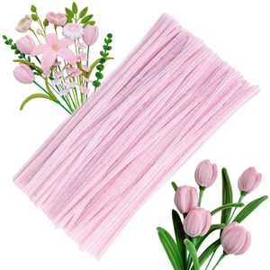 ลวดเชนิลล์หลากสีขนาด 6 มม. 10 มม. สำหรับงานประดิษฐ์ DIY งานฝีมือเด็ก - Product Image 4