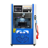 Dernière machine de tournage CNC mobile pour jantes de voiture, machine de réparation de jantes verticale à vendre DCM28P-M