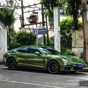 Envoltura de color automático Desgin Film <span class=keywords><strong>Gloss</strong></span> Metallic Green Full Car Vinyl Wrap - Product Image 3