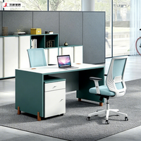 Escritorio Ejecutivo Comercial de Madera JIUSHUN, Tamaño Personalizado, Mesa de Oficina Modular Moderna