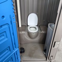 Toilettes mobiles en plastique durable, portables, pour l'extérieur, pour les lieux publics, les stations, les travaux routiers et les chantiers de construction