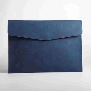 <b>A4</b> PU <b>Files</b> Folder Magnetic Buckle Large Capacity High-end Waterproof Enterprise Customized LOGO for Meeting Business Gifts - Product Image 3