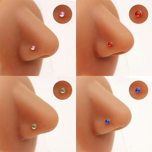 Getta Unisex 12 uds/Tarjeta 3mm imán magnético nariz <span class=keywords><strong>labio</strong></span> Stud Sexy <span class=keywords><strong>falso</strong></span> pendiente nariz anillo no <span class=keywords><strong>Piercing</strong></span> desgaste joyería mujeres hombres - Product Image 5