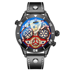 Montre pour homme, mouvement à quartz japonais, bracelet en cuir véritable, prix de gros, montre-bracelet décontractée et tendance pour homme - Product Image 1