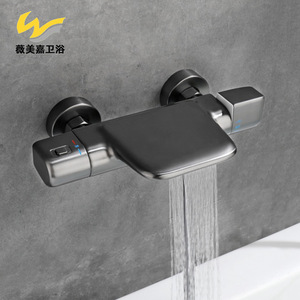All-Copper Cross-Border 38-Degree Constant Temperature Waterfall Dual-Function Portable <b>Bathroom</b> Water <b>Heater</b> Gunmetal Gray - Product Image 6
