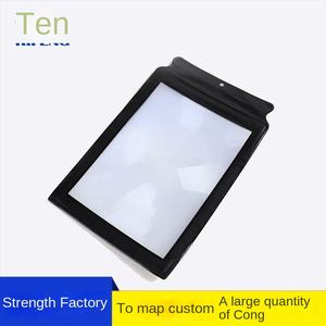 पतली पूर्ण पृष्ठ फ्लैट ए 4 pvc fresel मैग्निफायर 3 एक्स आवर्धन बुजुर्गों के लिए एलईडी लाइट 1 वर्ष की वारंटी के साथ एलईडी लाइट 1 वर्ष की वारंटी - Product Image 2