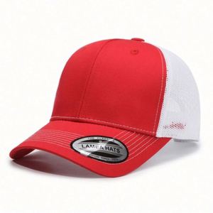 Wholesale Custom High Quality Plain Classic 6 Panels Trucker <b>Hat</b> Unisex Snap Back Mesh Business Common Custom Logo - Product Image 4