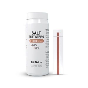 Bandelettes de <span class=keywords><strong>test</strong></span> d'eau salée pour bain à remous Spa <span class=keywords><strong>Piscine</strong></span> Aquarium Kit de bandelettes de <span class=keywords><strong>test</strong></span> d'eau salée pour la teneur en chlorure de sodium 0-8000 ppm - Product Image 5