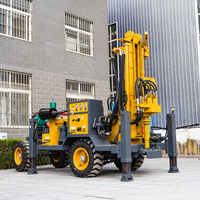 Foreuse pneumatique pour puits d'eau, alimentée au diesel, moteur Yuchai 77,3 kW, pour le forage de mine et de carrière en surface