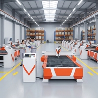 Machine de découpe plasma CNC à servomoteur en acier au carbone 1530 0,1-30 mm avec une productivité élevée