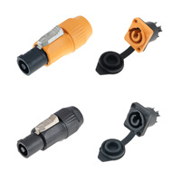 Connecteur d'alimentation étanche 20A 3 broches ignifuge pour écran LED, éclairage de scène, projecteurs
