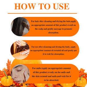 Huile <span class=keywords><strong>de</strong></span> graines <span class=keywords><strong>de</strong></span> citrouille pour la croissance des cheveux et le massage corporel, nourrissante pour le cuir chevelu et hydratante pour la peau, huile pure multi-usages - Product Image 6