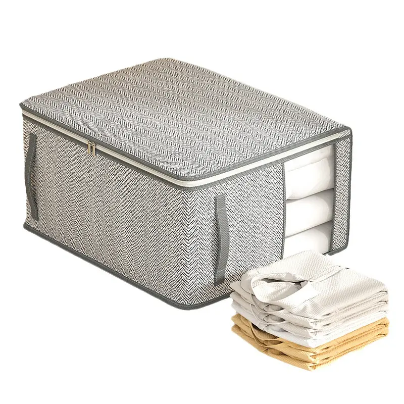 Household quilt storage clothes quilt boxe large capacity laundry storage moving foldable portable boxes