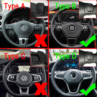 Volant de voitures, pour Volkswagen Tiguan, MK2 variable, golf 7, Alltrack, t-cross, Amarok, Passat, dig, changement de couleur, Extension pour levier de vitesses