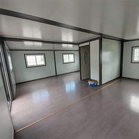 Cabine de bureau préfabriquée extensible de 40 pieds Maisons portatives en conteneur pour usage de bureau Maisons préfabriquées de 40 pieds