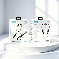 MZ-99 Logo Kustom 38 Jam Waktu Putar Lama Earphone Neckband Baterai 450mAh Headset Nirkabel Magnetik OEM ODM untuk Penggunaan Sehari-hari