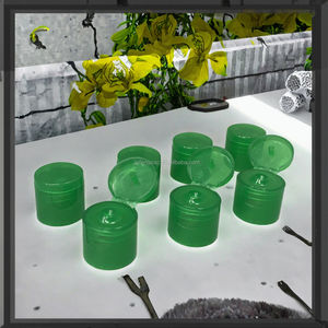 Bouchon de bouteille à rabat lisse en plastique personnalisé 20/415 avec doublure 20 mm Fournisseur de bouchons à rabat pour lotion d'hôtel - Product Image 2