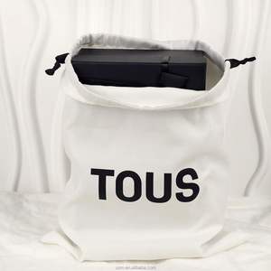Bolsa de Algodón Muselina Orgánica Personalizada USM, Bolsa Pequeña de Tela Calicó Blanca con Cordón, Logotipo Impreso, Ecológica y Segura - Product Image 3