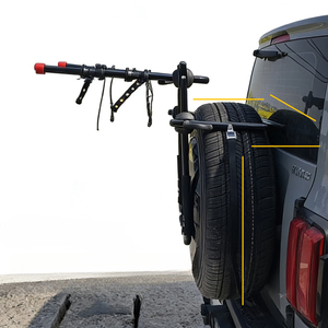 Rak Sepeda Universal untuk Ban Serep SUV, Anti-Goyang, Pemasangan Tanpa Alat, Tanpa Pengeboran, <span class=keywords><strong>Carrier</strong></span> Hitch Belakang - Product Image 2