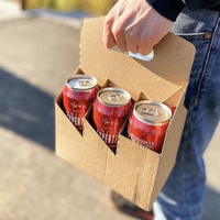 SKATING BEAR Fabrik preis Voll farbdruck Getränke box Wellpappe Softdrink Bierhalter ECT32/200 # Ordner Papier folie