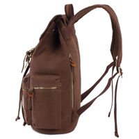 Mochila de Lona Estilo Europeo Americano para Hombre/Mujer, Bolso Vintage para Portátil, para Estudiantes Universitarios, Casual y Moderno