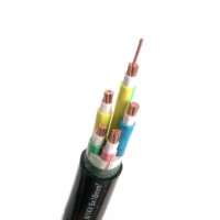 Cable de media tensión, ignífugo, polietileno reticulado irradiado, cables de energía eléctrica, conductor de cobre XLPE