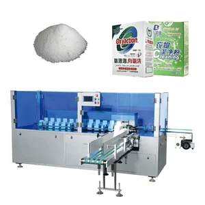 Điền niêm phong chất tẩy rửa bột giặt hộp carton máy đóng gói tự động cartoning máy