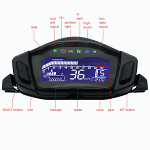 ชิ้นส่วนมอเตอร์ไซค์ Odometer LCD พร้อมไฟ EFI สำหรับมอเตอร์ไซค์เบนซิน <span class=keywords><strong>Honda</strong></span> CBF <span class=keywords><strong>CB</strong></span> <span class=keywords><strong>F</strong></span> <span class=keywords><strong>125</strong></span> R CBF125 CBF 125R - Product Image 2