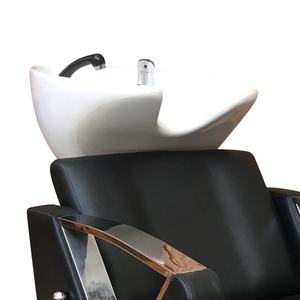 Wss Wide Seat Hair Styling Shampoo Chair Customization Hair Chair Salon Beige <b>Backwash</b> Shampoo Bed <b>Unit</b> for Sale - Product Image 5