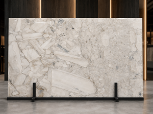 Lastra di Quarzite Oro Premium <span class=keywords><strong>Michelangelo</strong></span> Lucidata con Giunzioni a Libro per Pannelli Decorativi, Top per Cucine, Rivestimenti per Caminetti - Product Image 2