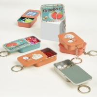 Boîte à baume en métal, mini boîte de rangement à l'épreuve des enfants pour médicaments, bonbons, baume à lèvres, cosmétiques solides, étui en métal argenté pour bijoux