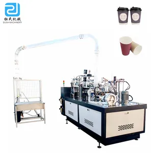 DS-D Ripple Giấy Cup Making Machine Với Hot Melt Keo Hệ Thống