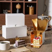 Conception personnalisée mini gâteau dessert gâteau au fromage muffin bonbons biscuits au sucre boîte en papier à emporter avec logo imprimé