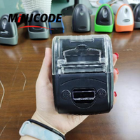 Printer Thermal Nirkabel BT Portabel Mj5808 58mm, Printer Struk Mini Nirkabel untuk Android IOS Mobile