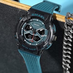 Montre analogique-numérique SMAEL 8073, tendance, Relojes De Hombre, montre de sport, étanche, montre de sport chronographe pour homme - Product Image 4