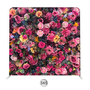 रंगीन डाई सबलिमिनेशन फोल्डेबल शादी की पृष्ठभूमि विशेष घटनाओं के लिए पोर्टेबल तनाव फैब्रिक संरचना - Product Image 5