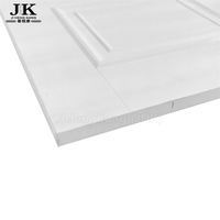 Machine à fabriquer des portes en MDF JHK-M03 pour portes intérieures modernes à ouverture latérale, apprêt blanc, portes simples en bois, designs de portes d'entrée