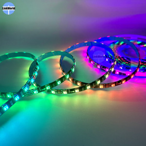 Ws2811 5050 RGB đuổi theo màu 12V 24V địa chỉ <span class=keywords><strong>LED</strong></span> Strip lập trình kỹ thuật số pixel rgbic thông minh ws2811 <span class=keywords><strong>LED</strong></span> Strip ánh sáng - Product Image 2