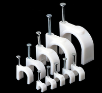 Clips de maintien de câble électrique de haute qualité 4-40mm clous en acier inoxydable afrique du sud prix de gros matière plastique de qualité