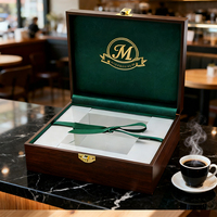 Boîte à chocolats truffés artisanale sur mesure du Guangdong, 8 chocolats, emballage luxueux en bois, boîte cadeau pour bonbons