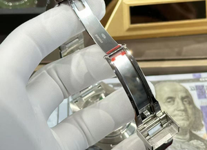 Montre de luxe Signature 40 mm, cadran rouge, bracelet en acier inoxydable 904L, style classique pour homme - Product Image 5