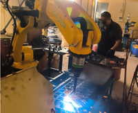Robot de soudage MIG TIG entièrement automatique à 6 axes Xarp, robot de soudage de raccords de tuyaux, système automatisé pour la fabrication de pipelines
