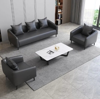 Canapé de bureau moderne, léger et de luxe, design simple pour hôtel, appartement ou location, ensemble complet pour petits espaces
