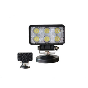 ไฟทำงาน LED แบบสี่เหลี่ยมคู่ ขนาด 4 นิ้ว 18 วัตต์ ใช้ไฟ DC 12V กันน้ำ สำหรับรถยนต์ รถบรรทุก รถออฟโรด แสงสีขาว ตัวเรือนอะลูมิเนียมอัลลอย - Product Image 2
