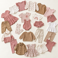 Pasokan Langsung Pakaian Anak Ukuran dan Model Campuran Acak Mewah, Stok Pakaian Anak Laki-laki dan Perempuan Model Acak