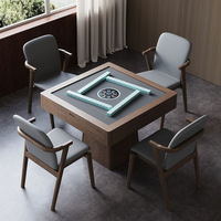 Mesa de Mahjong Moderna Automática de Madera Maciza, Diseño 2 en 1 Duradero y Ecológico, Perfecta para Comedor y Recreación en el Hogar