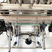 Remplisseuse de liquides entièrement automatique de 10 ml à 1000 ml, pour jus, boissons, démaquillants, sauces, remplissage double tête, vente directe usine