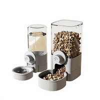 Fontaine à eau automatique suspendue en plastique pour animaux de compagnie et distributeur de nourriture pour chiens/chats de Yongkang
