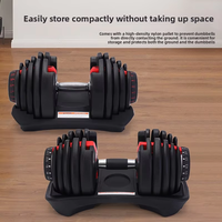 Ensemble d'haltères et de barres réglables et amovibles pour hommes, 24/40 kg, équipement de fitness domestique